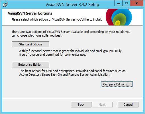 VisualSVNServer_Versions